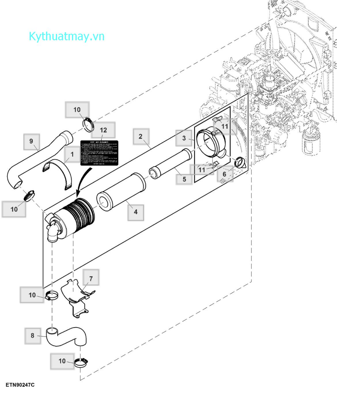 Bộ lọc khí - ST824105